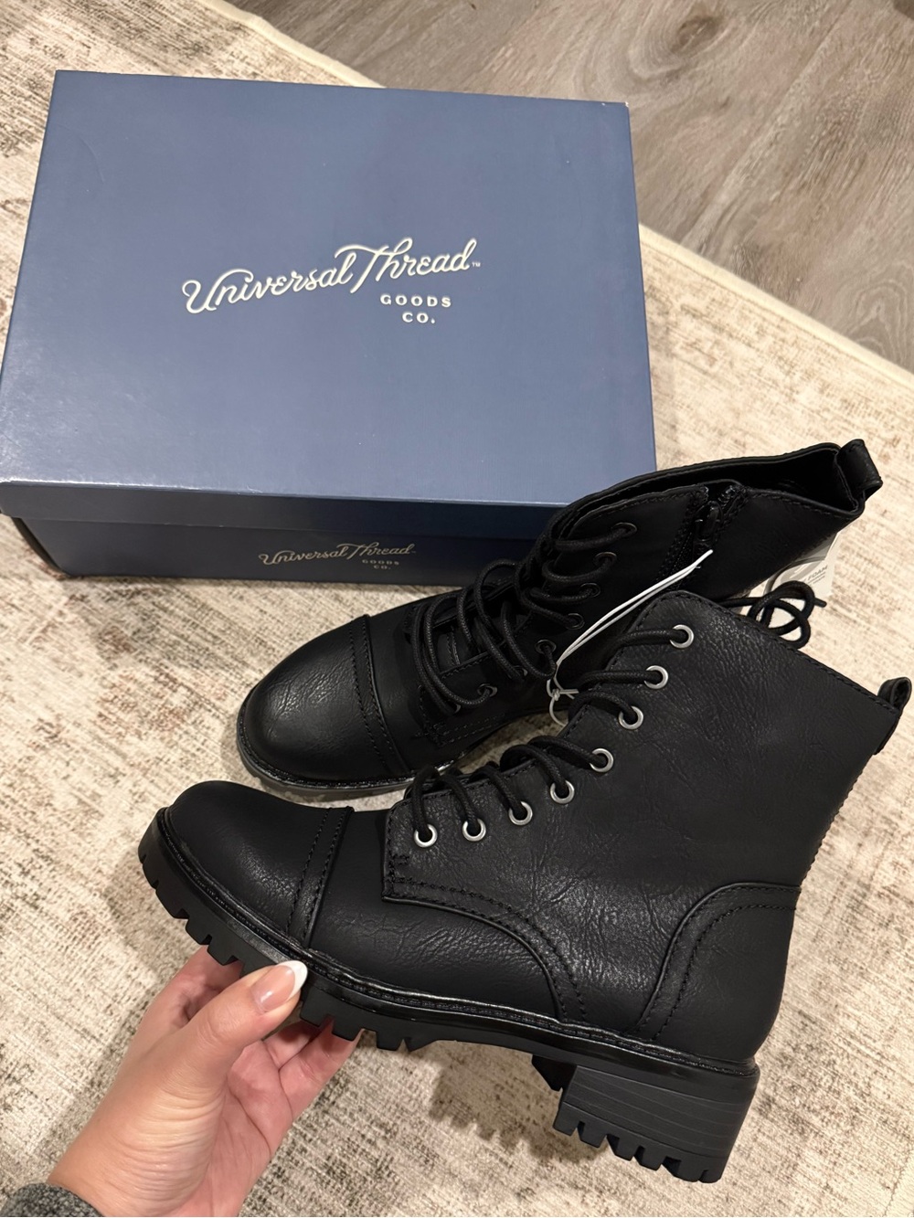 Universal Thread Kamryn Lace-Up Combat Boot